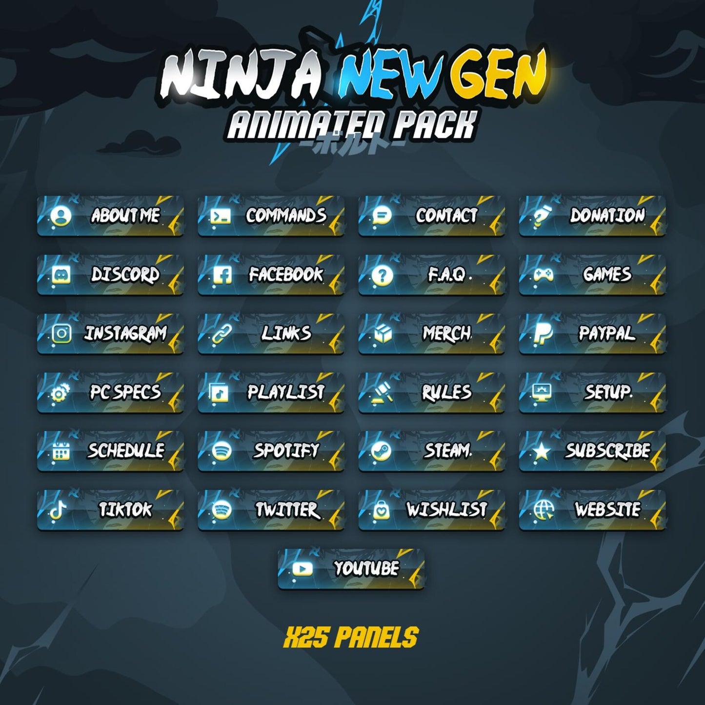 Ninja Boruto Next Gen Naruto Animated Stream Pack