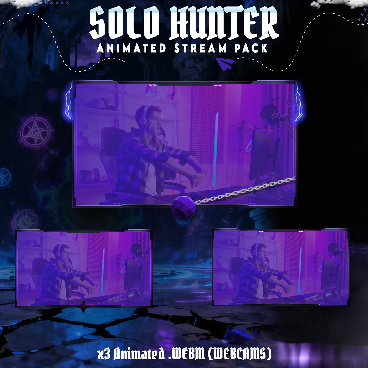 Solo Hunter Stream Package Animated Full Animated Package