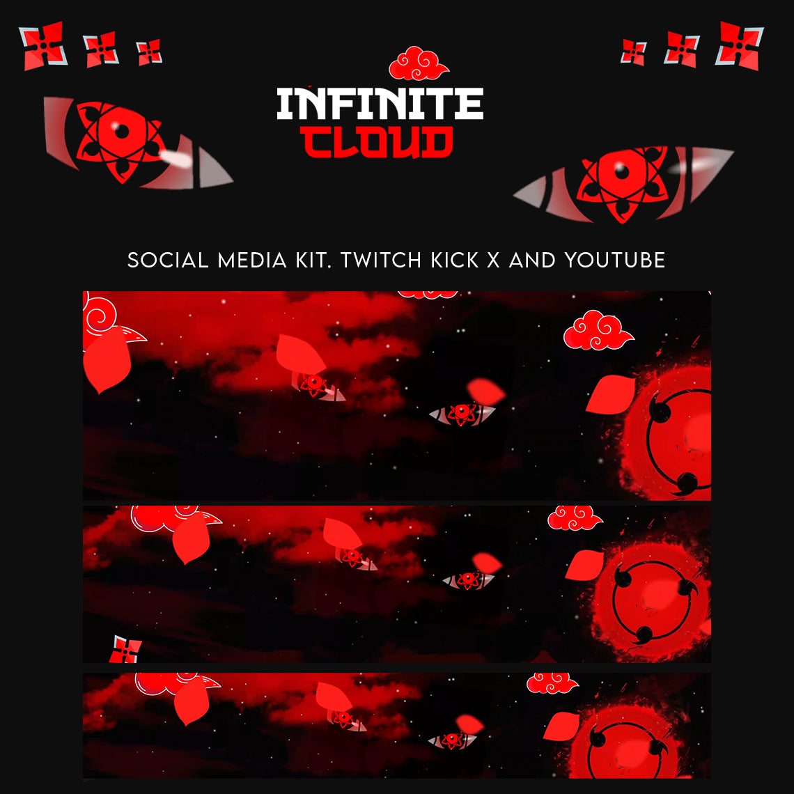 Infinite Cloud Stream Package Twitch overlays full stream package