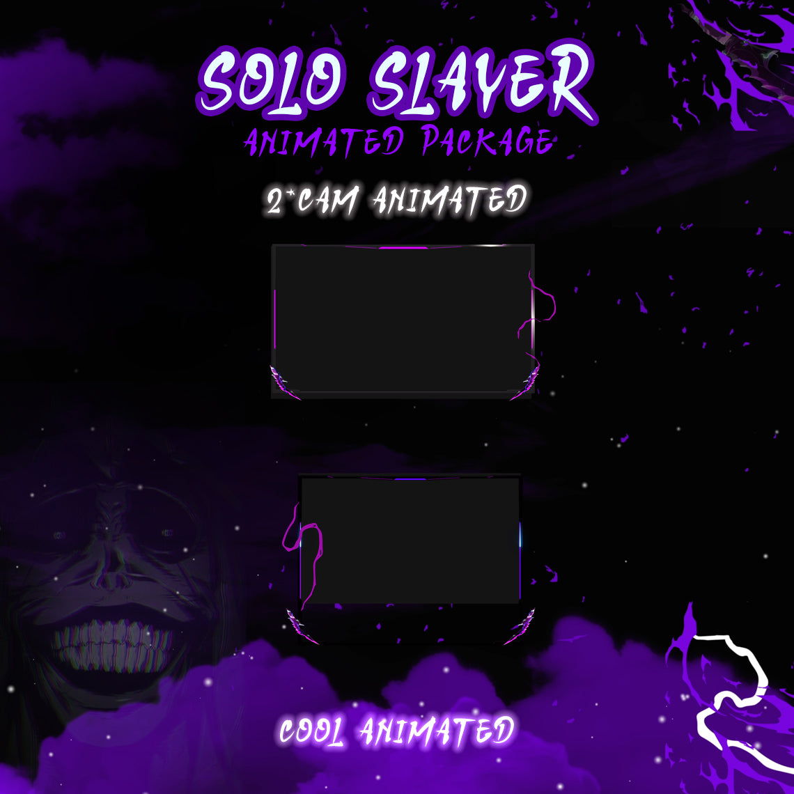 Solo Slayer Stream Package Animated Full Animated Package