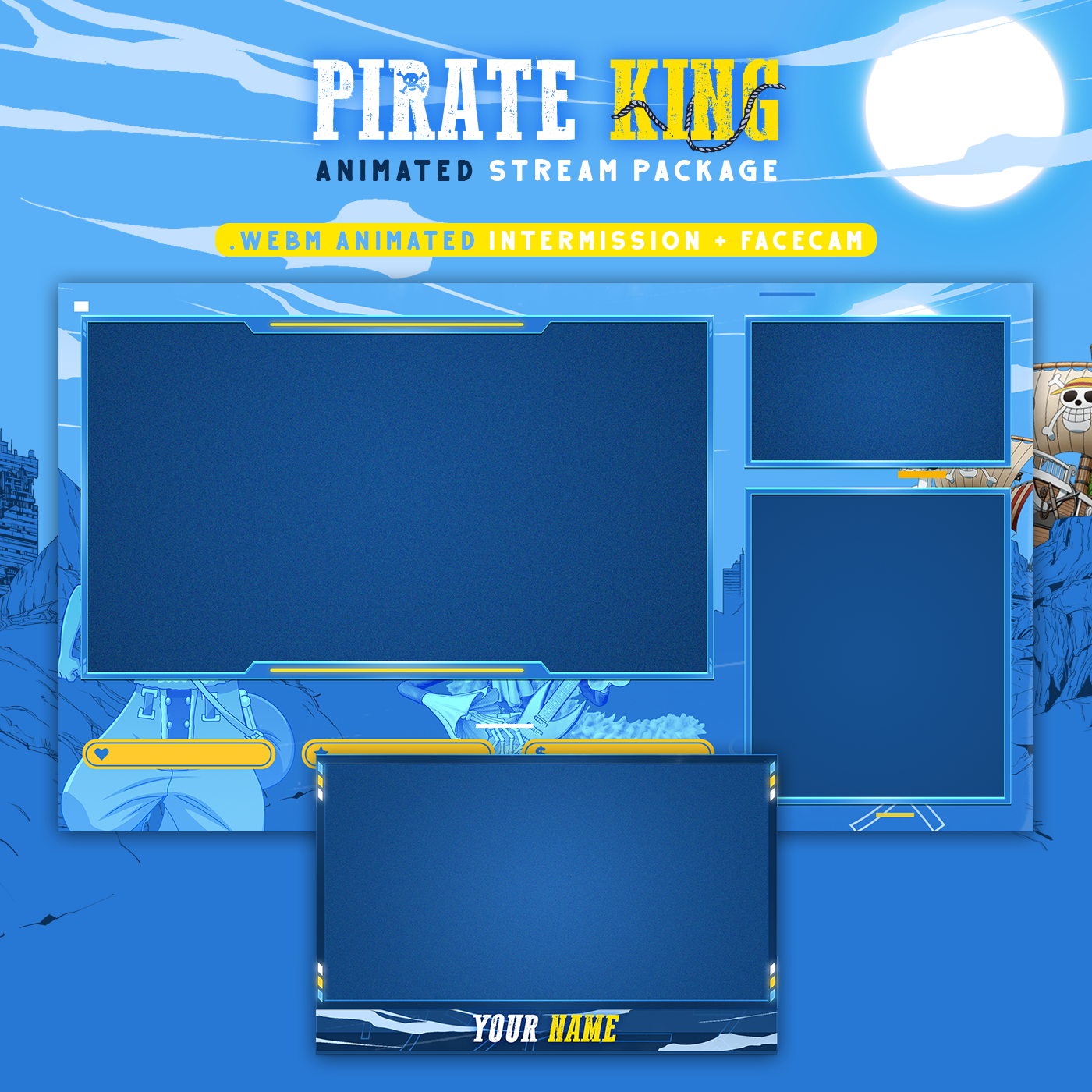 Animated stream package One piece Stream Package
