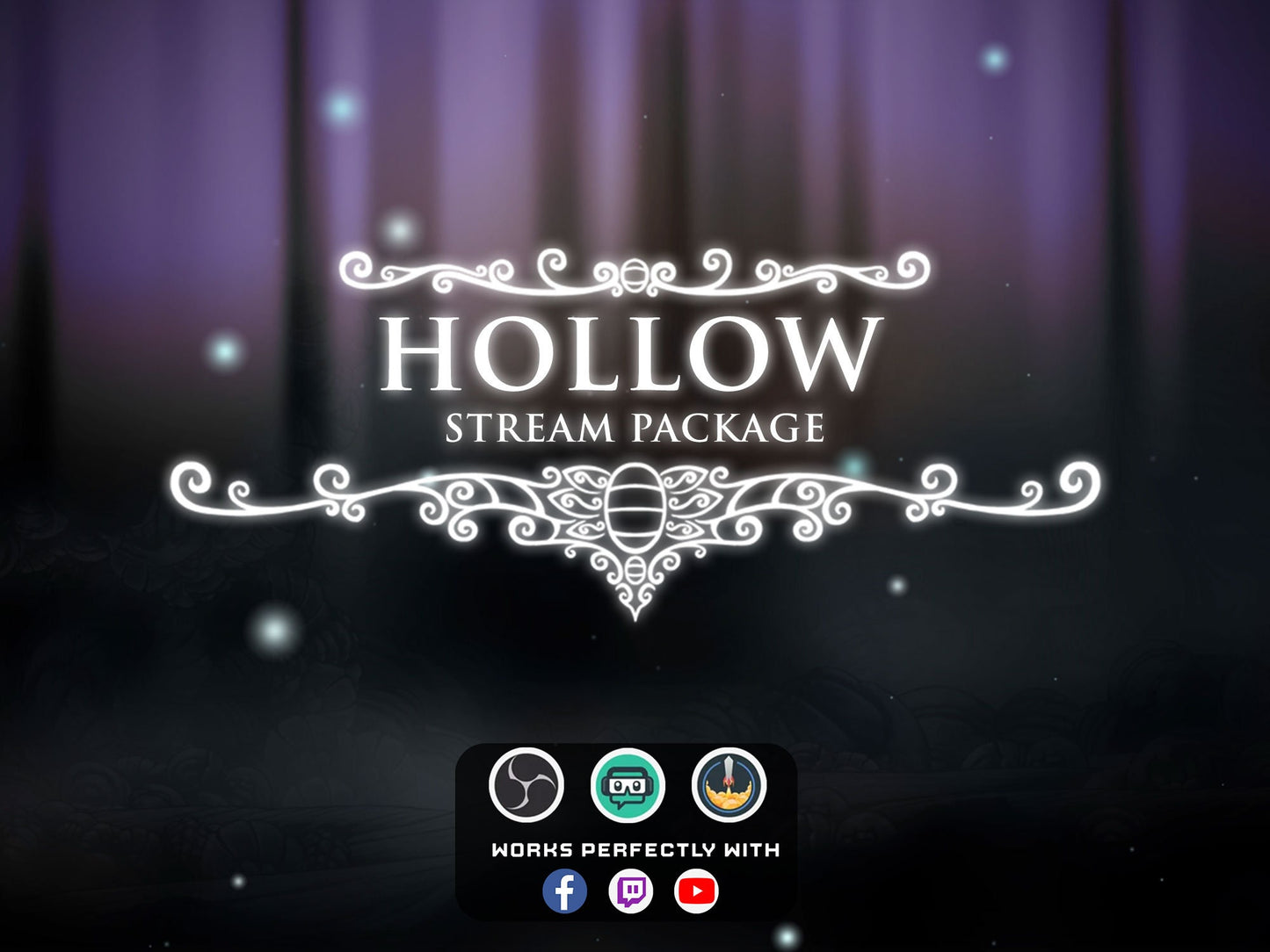 Animated Hollow overlays Hollow twitch package