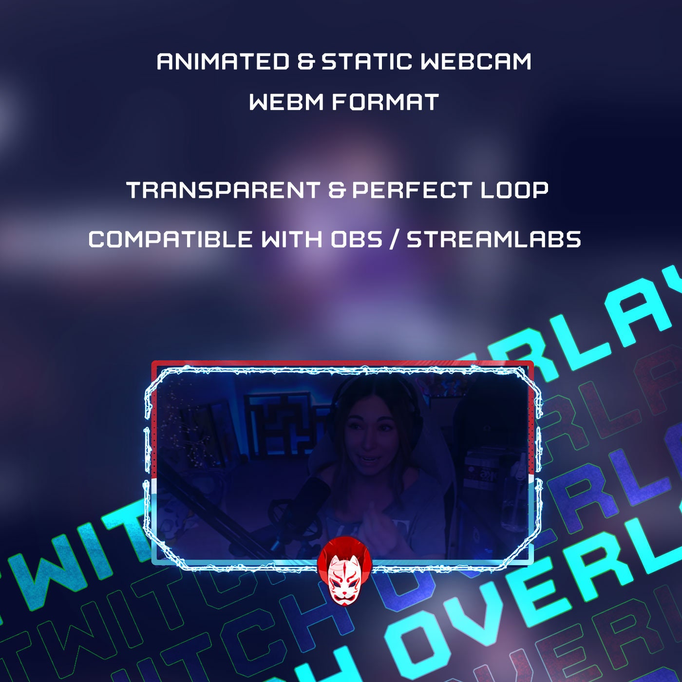 Animated Webcam Pack Kitsune