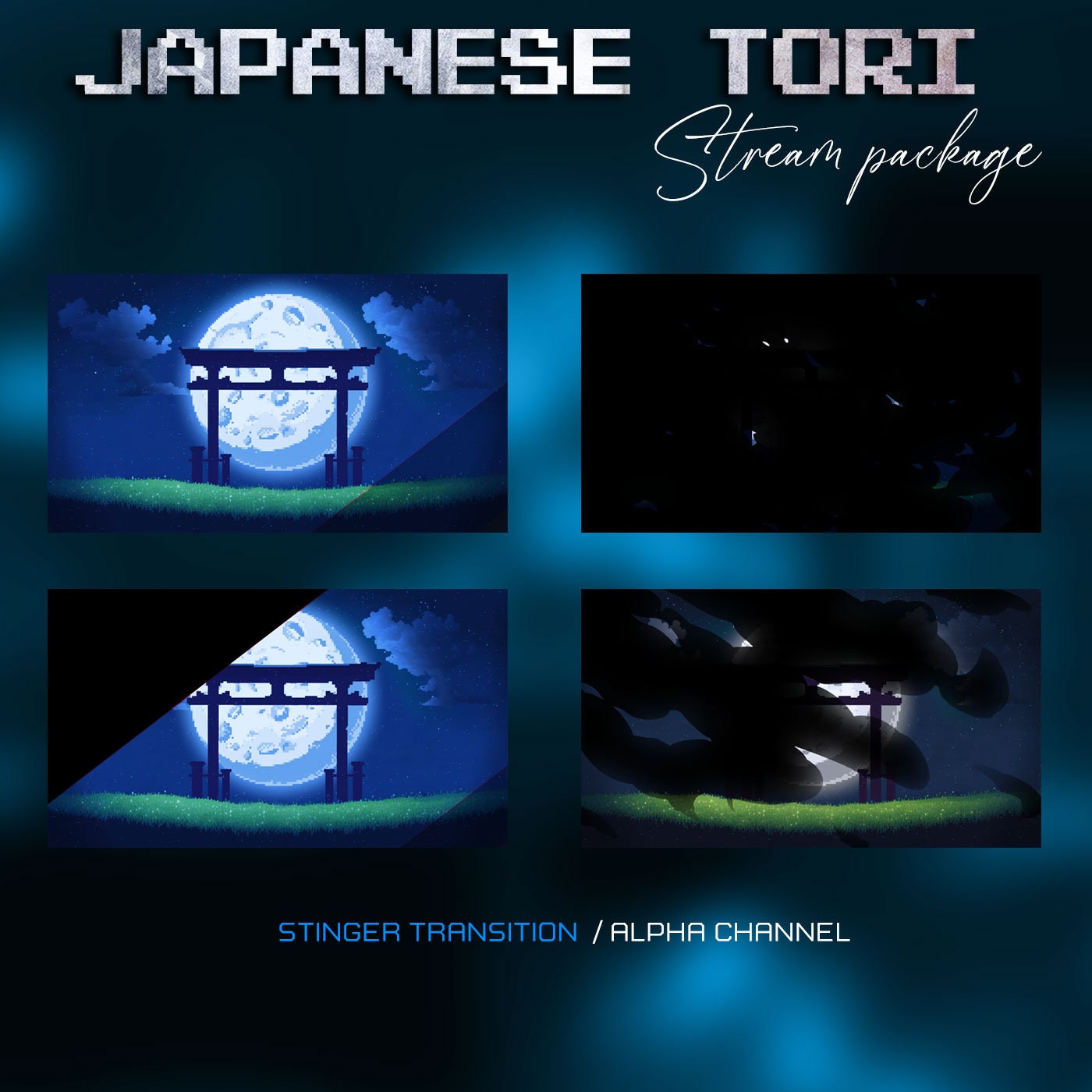 Animated Stream Package Japanese Gate