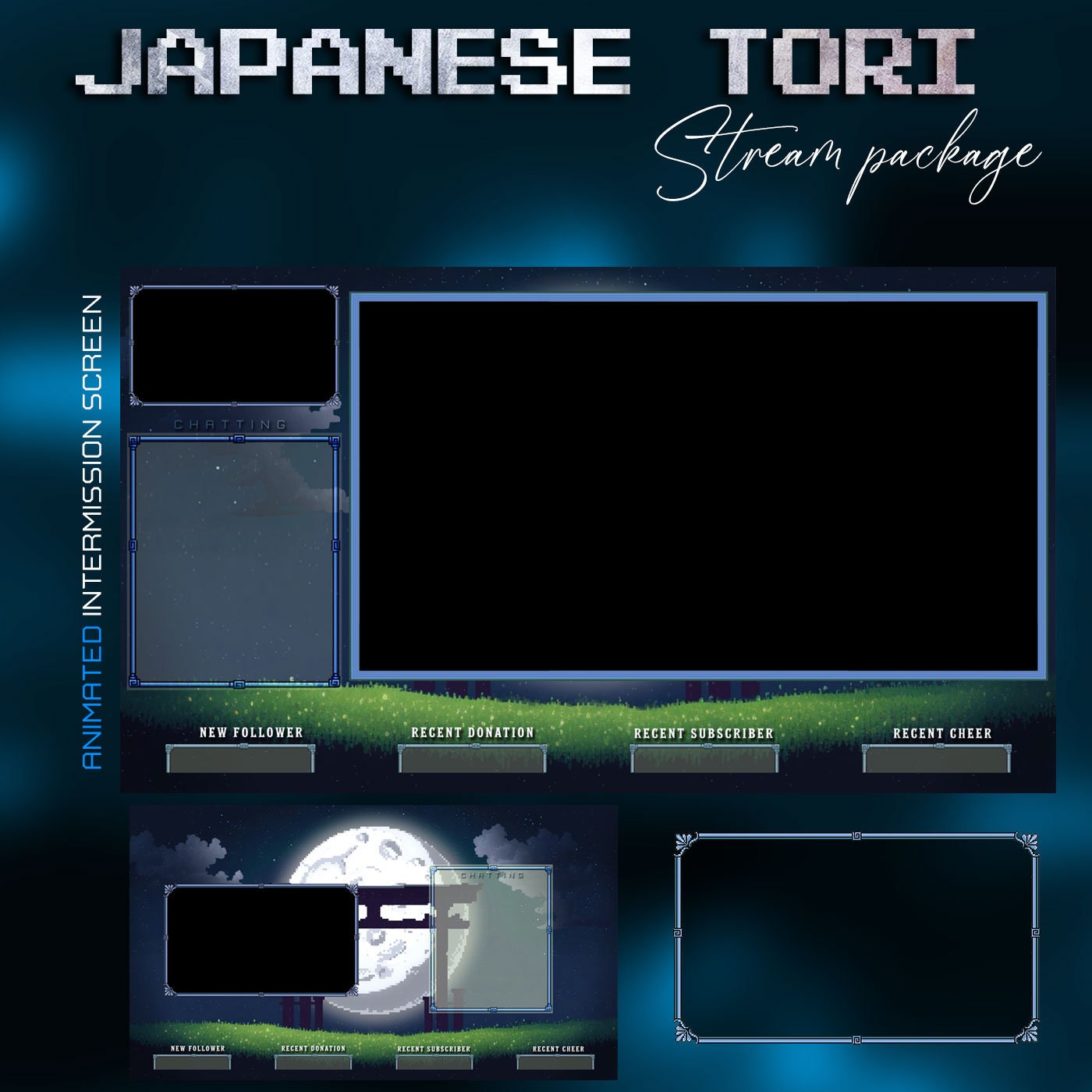 Animated Stream Package Japanese Gate