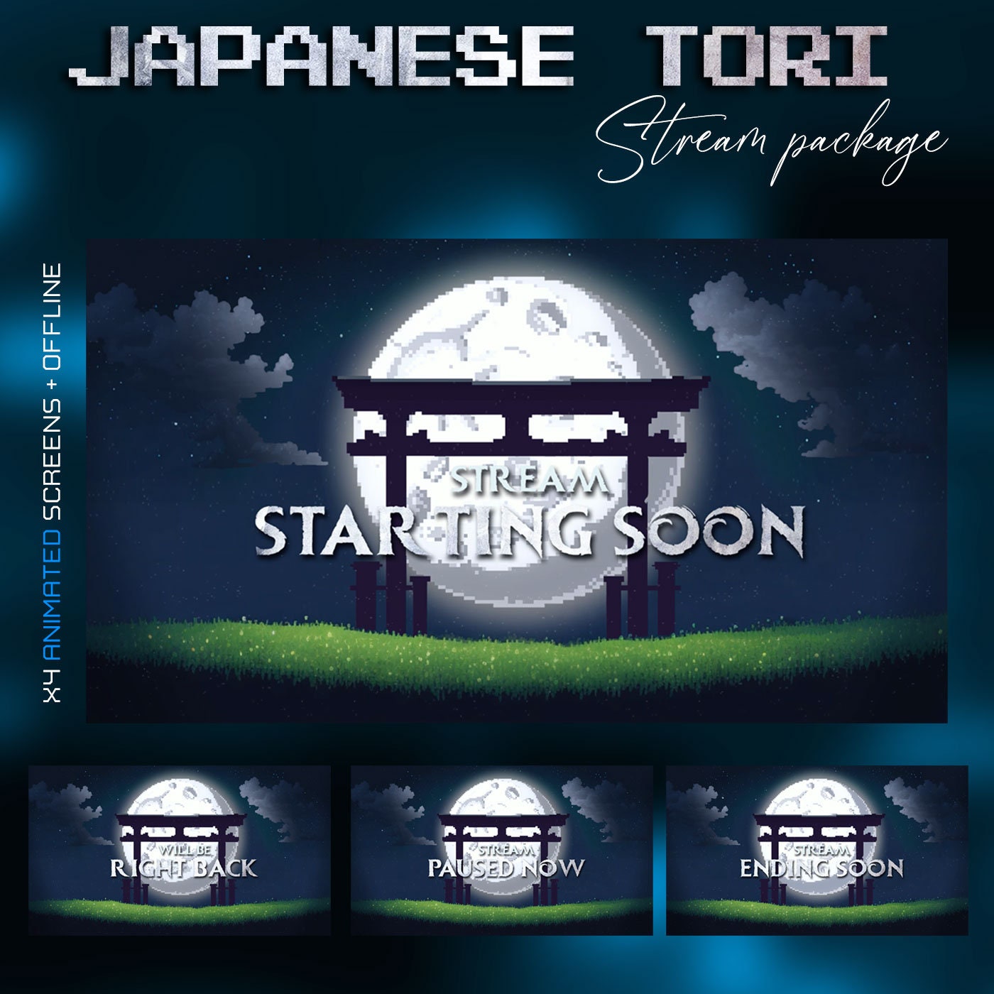Animated Stream Package Japanese Gate