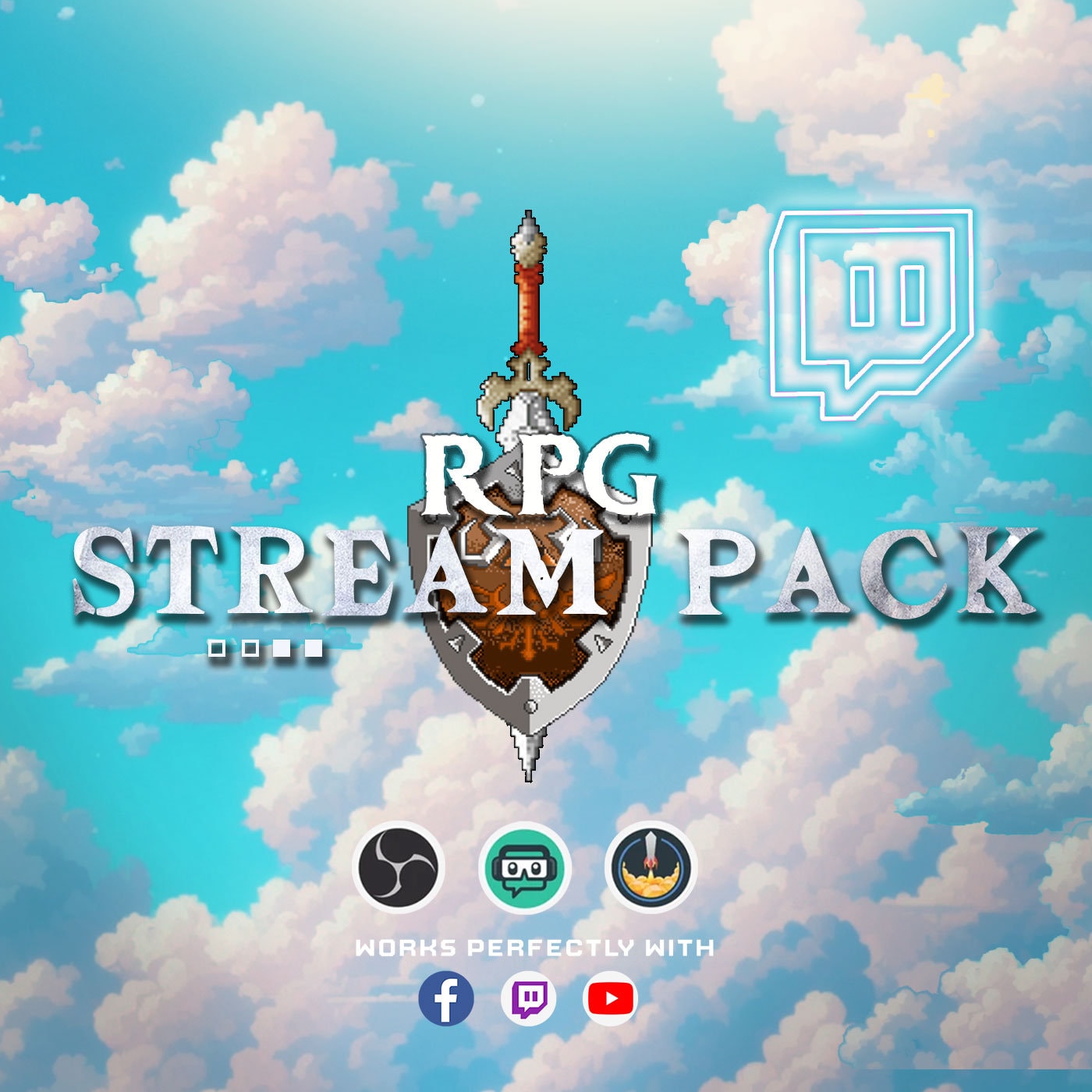 Premium Animated Fantasy Sky Stream Package