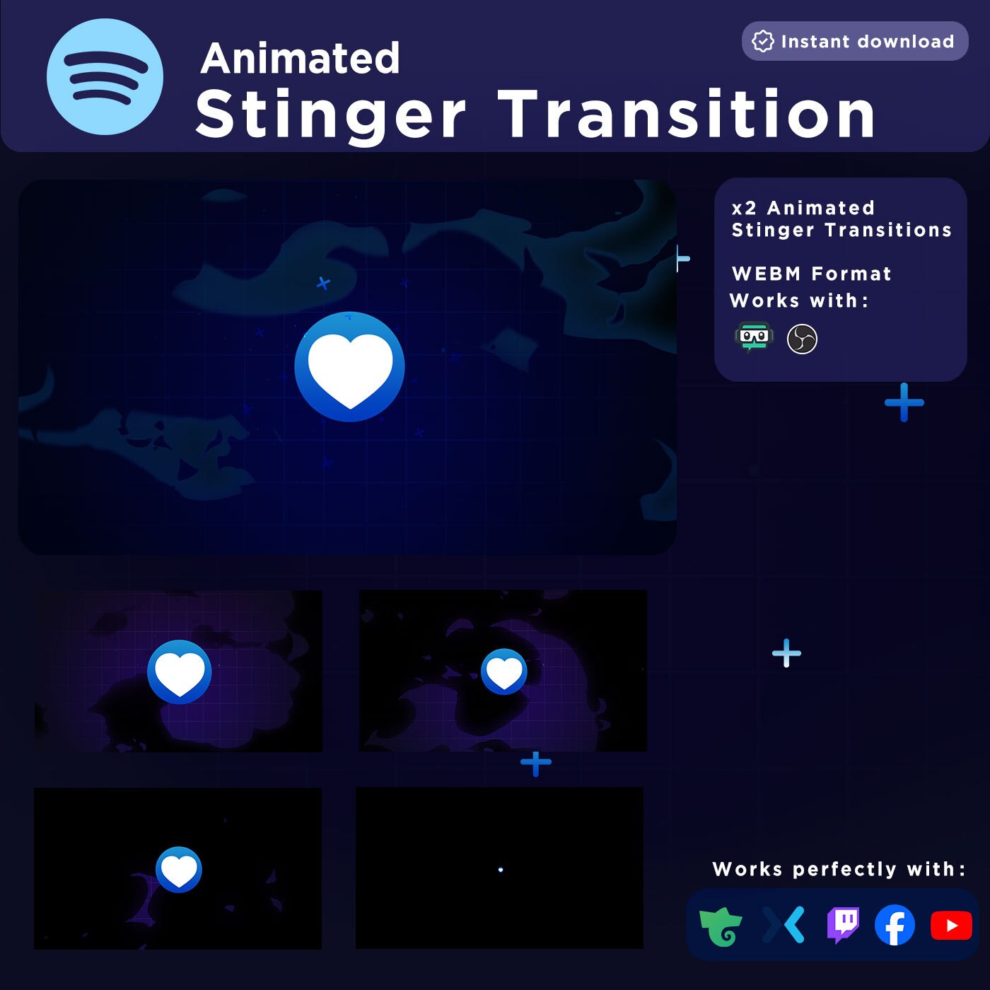 Animated Spotify Stream Package