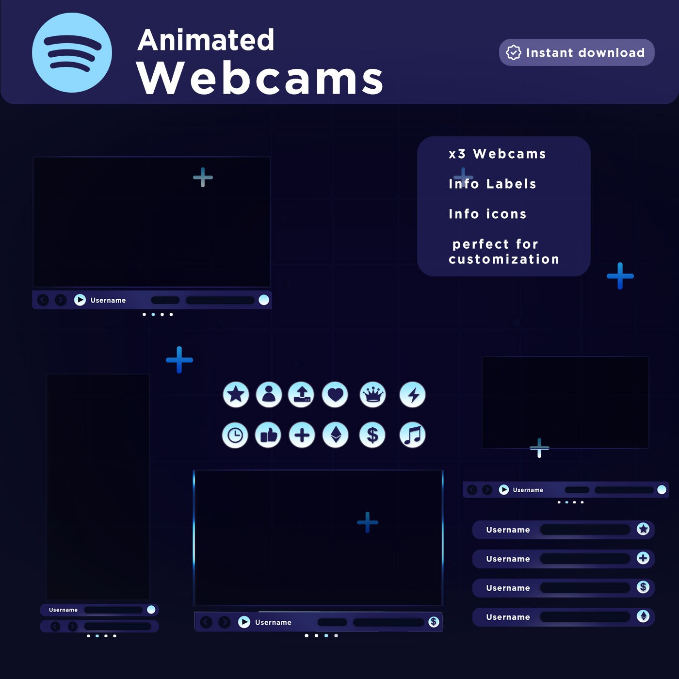 Animated Spotify Stream Package