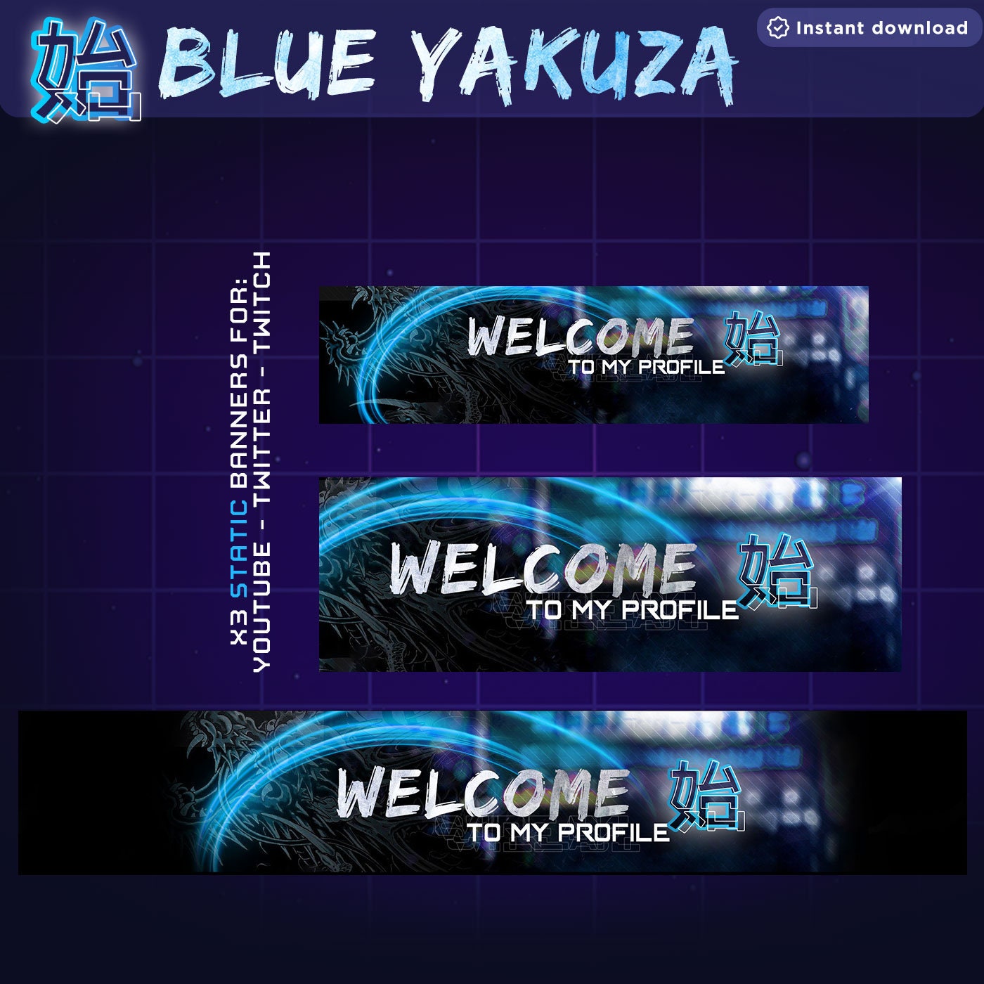 Premium Blue Yakuza Stream Package