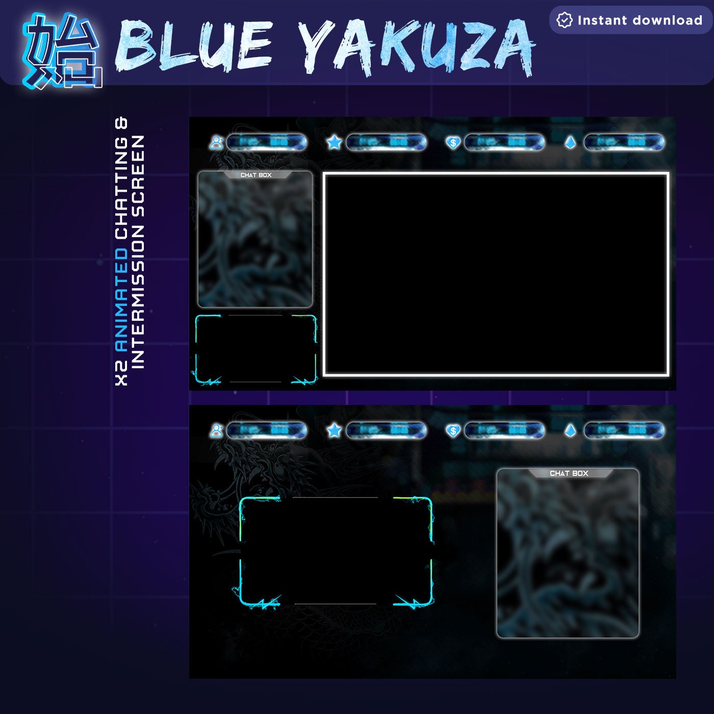 Premium Blue Yakuza Stream Package
