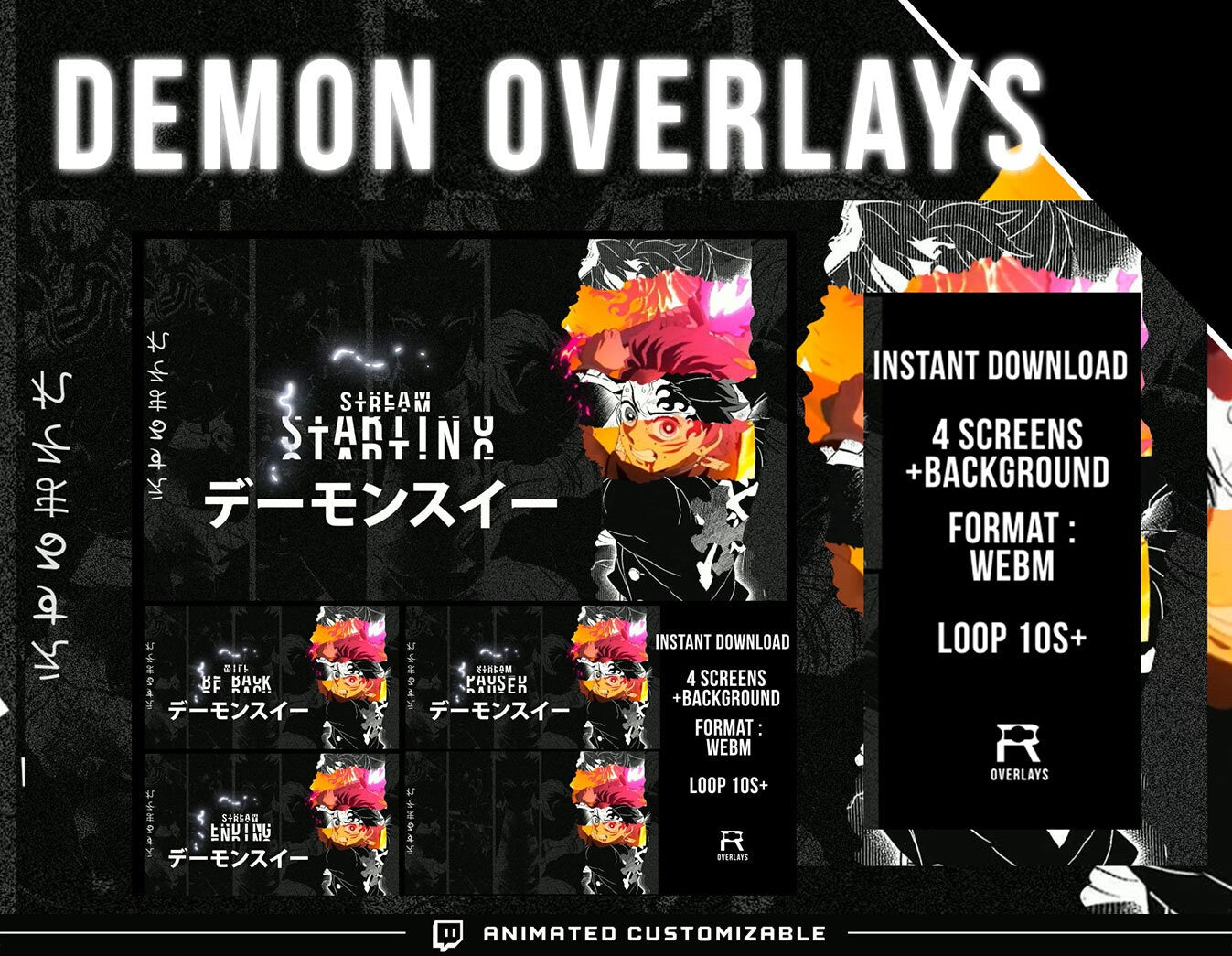 Animated Anime Stream Package