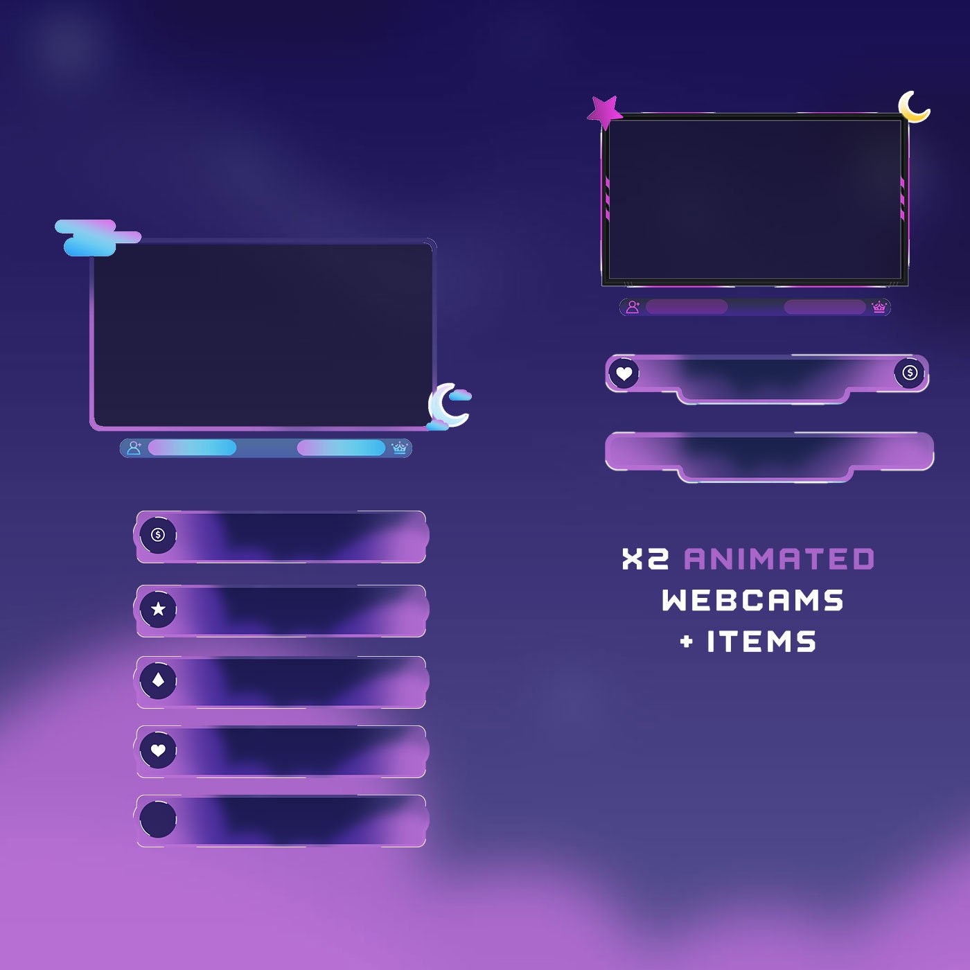 Premium Moon Scenery Stream Package