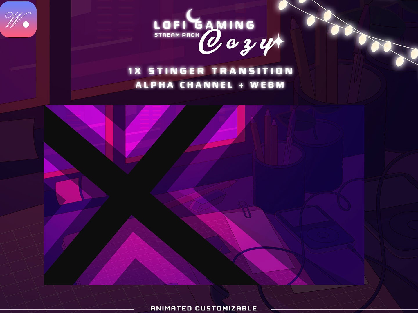 Animated Lofi Stream Package