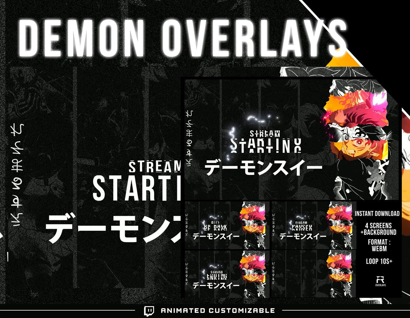 Animated Anime Stream Package