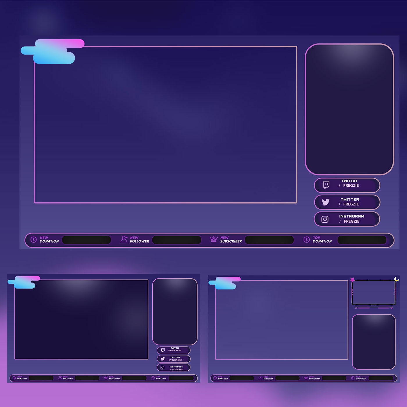 Premium Moon Scenery Stream Package