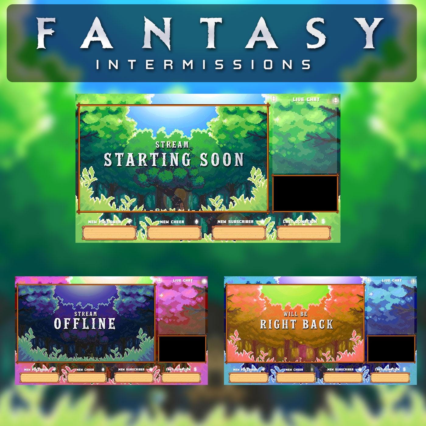 Premium Fantasy RPG Stream Package