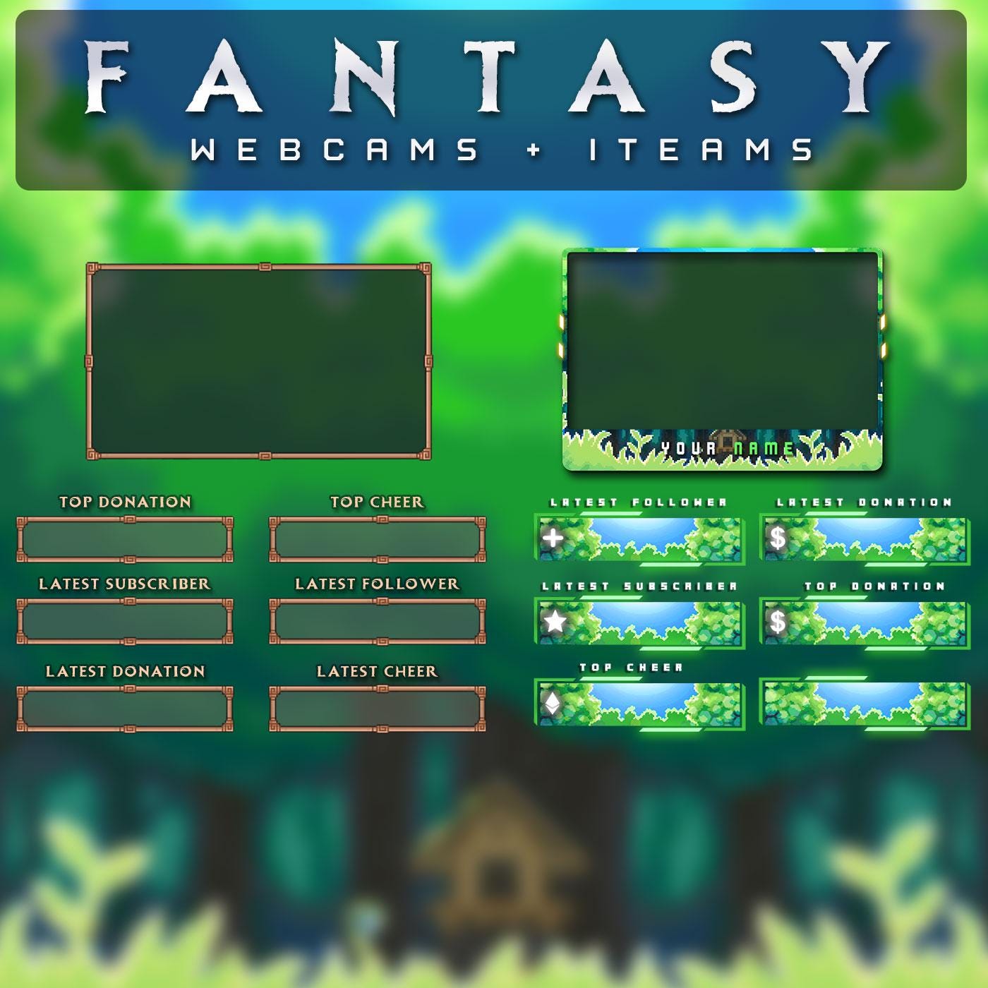 Premium Fantasy RPG Stream Package