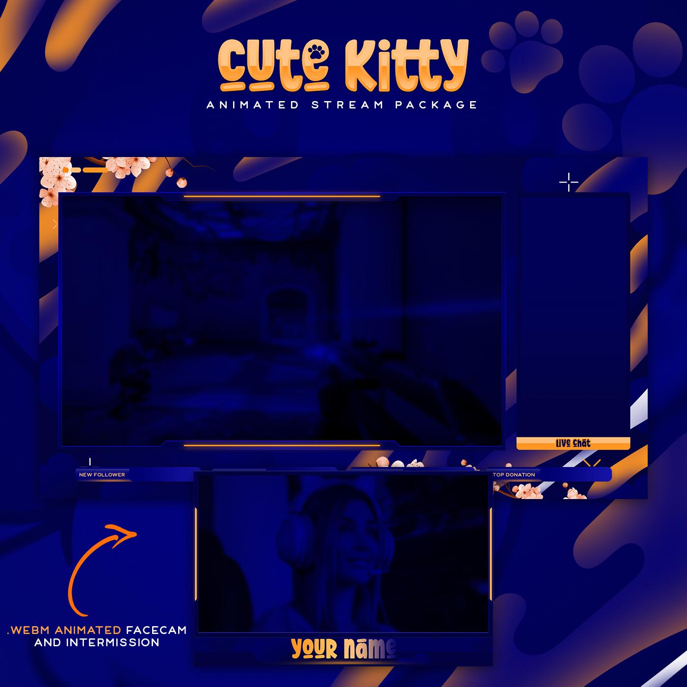 Premium Cute Kitty Stream Package