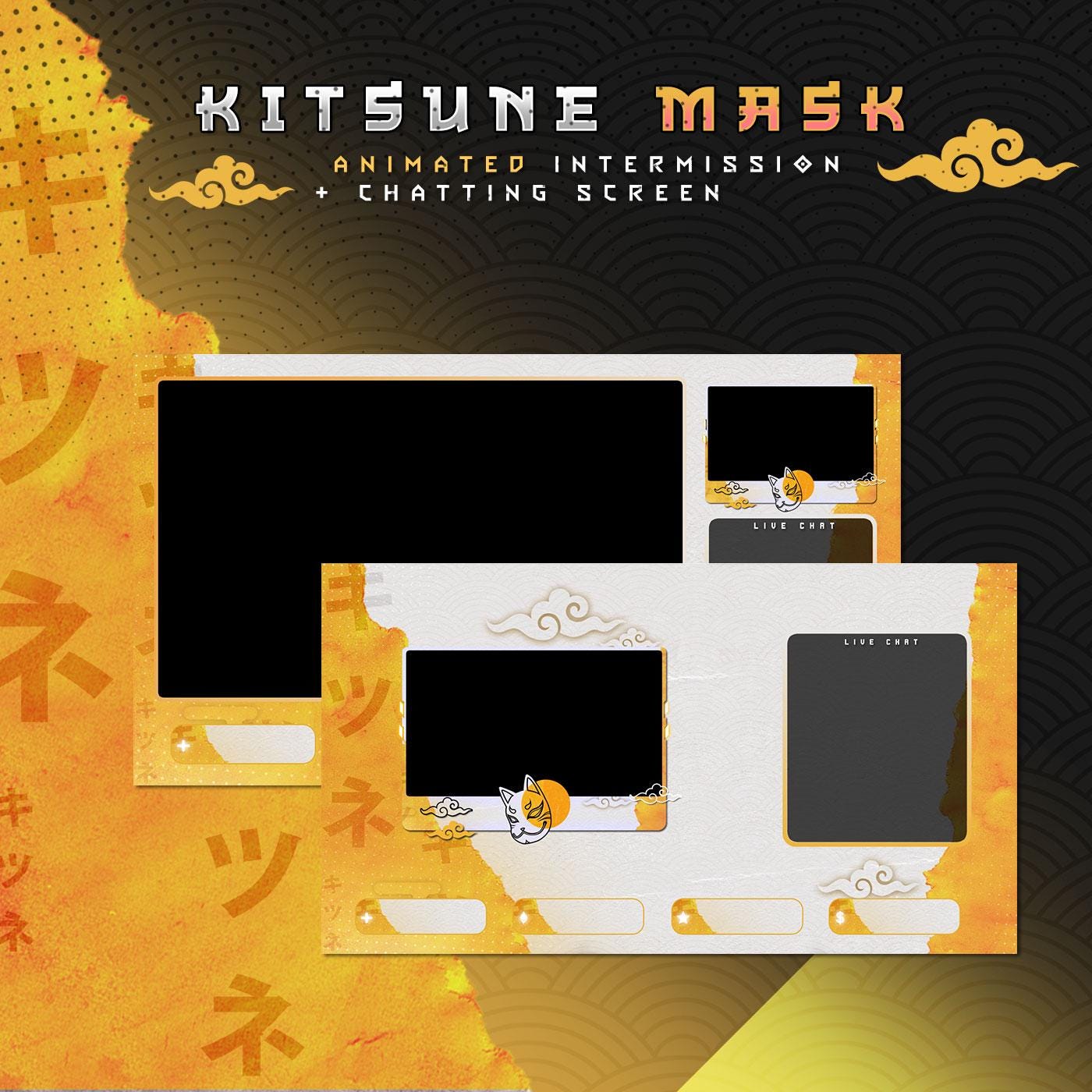 Animated kitsune Yellow Mask Package