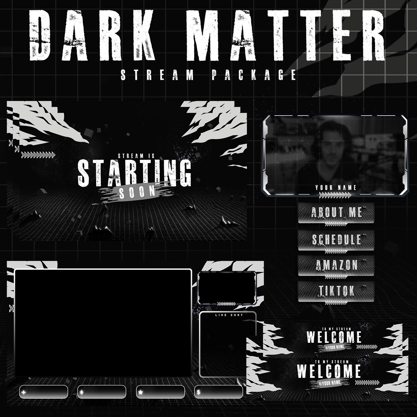 Animated Dark Matter Stream Package