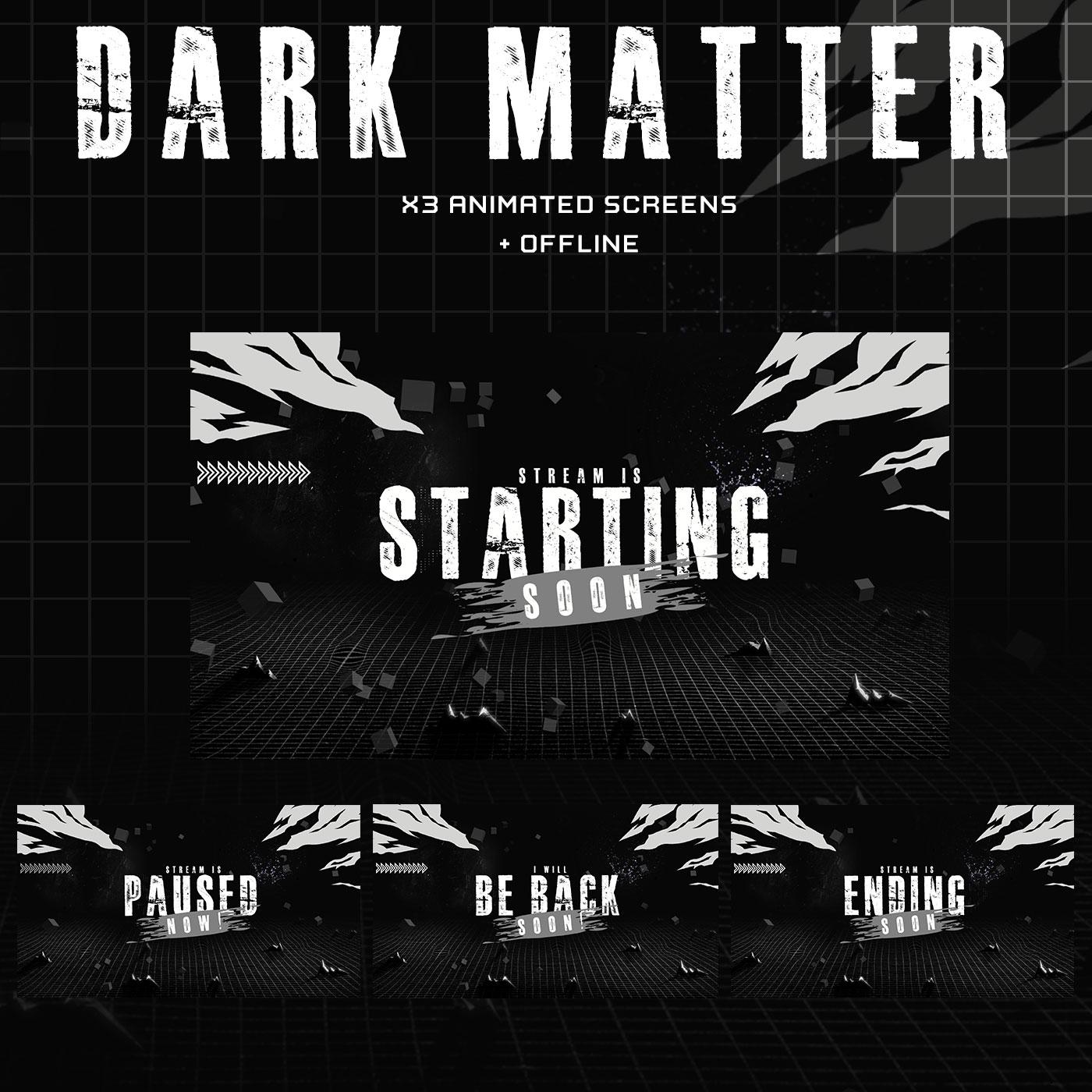 Animated Dark Matter Stream Package