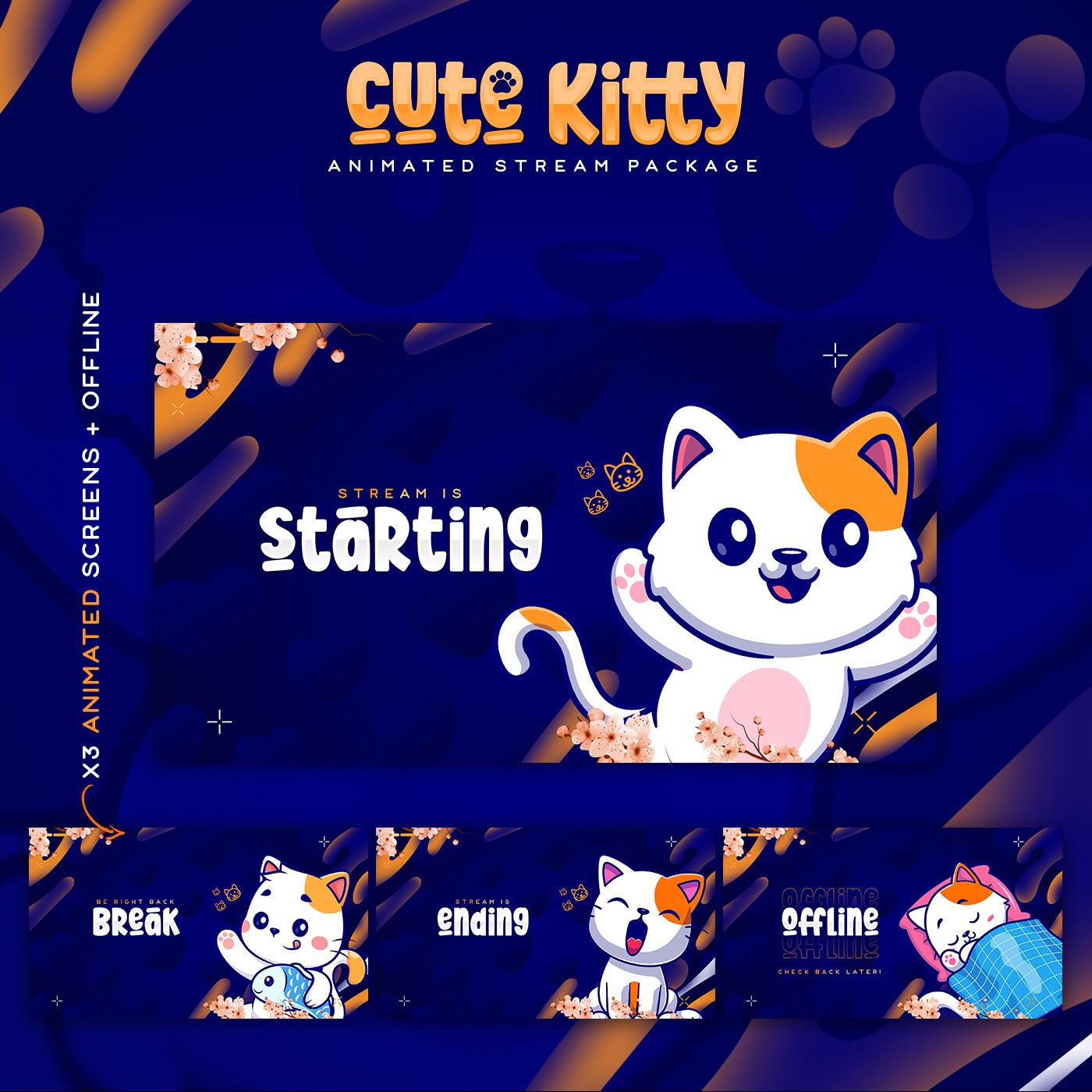Premium Cute Kitty Stream Package