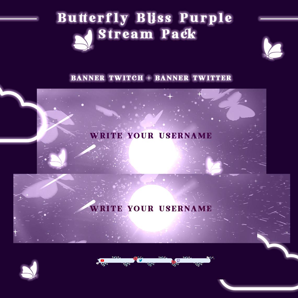 Butterfly Bliss Purple Stream Package