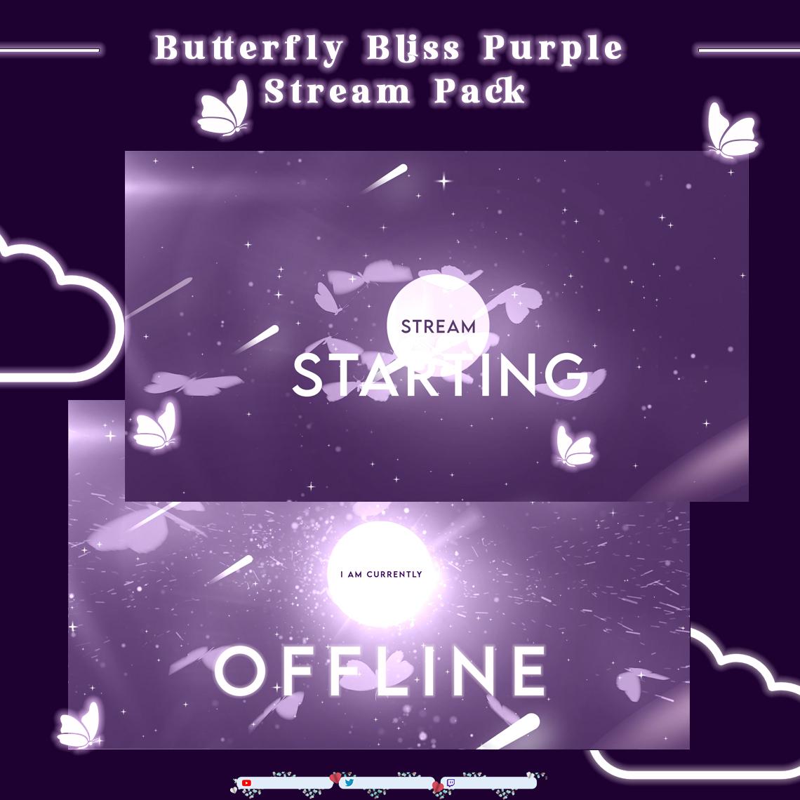 Butterfly Bliss Purple Stream Package