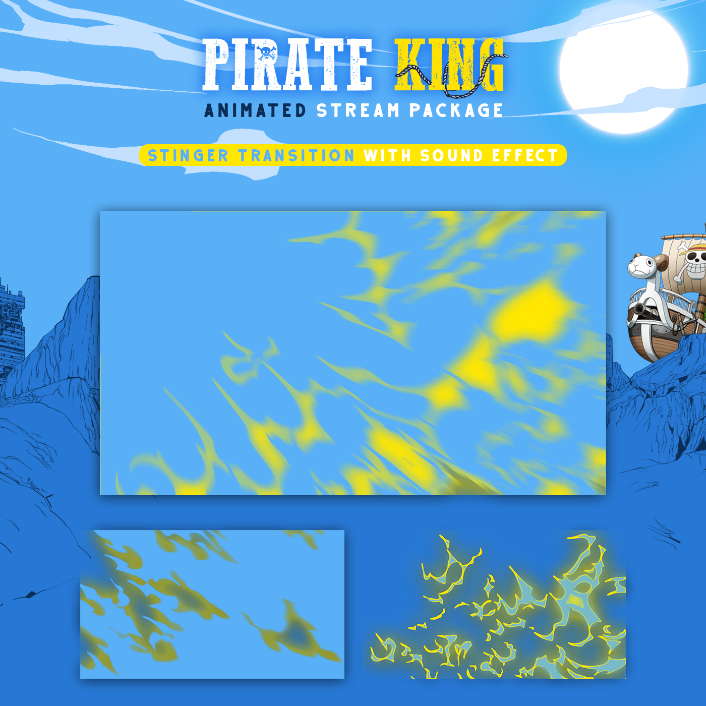 Animated stream package One piece Stream Package