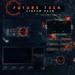 Premium Futuristic Stream Package Full Twitch Stream