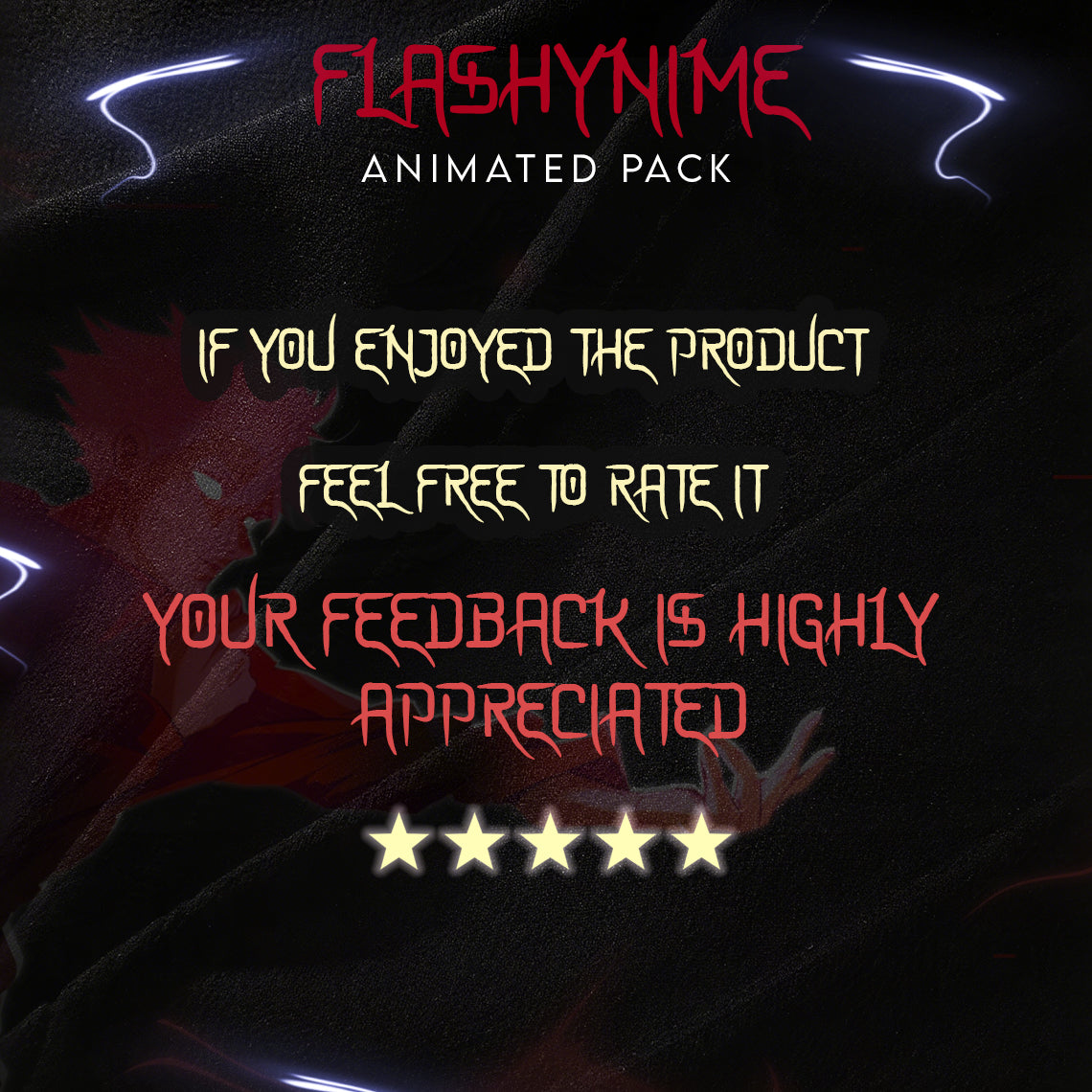 Jujutsu Kaisen Stream Package Twitch overlays full stream package