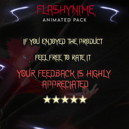 Jujutsu Kaisen Stream Package Twitch overlays full stream package