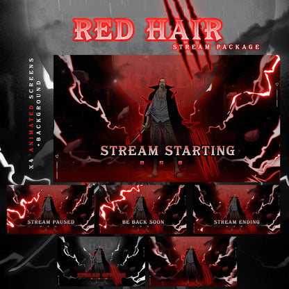 The Great Pirate Red Hair Shanks Stream Package Full Twitch