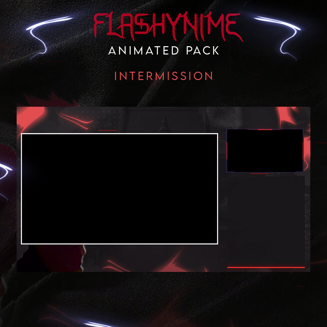 Jujutsu Kaisen Stream Package Twitch overlays full stream package