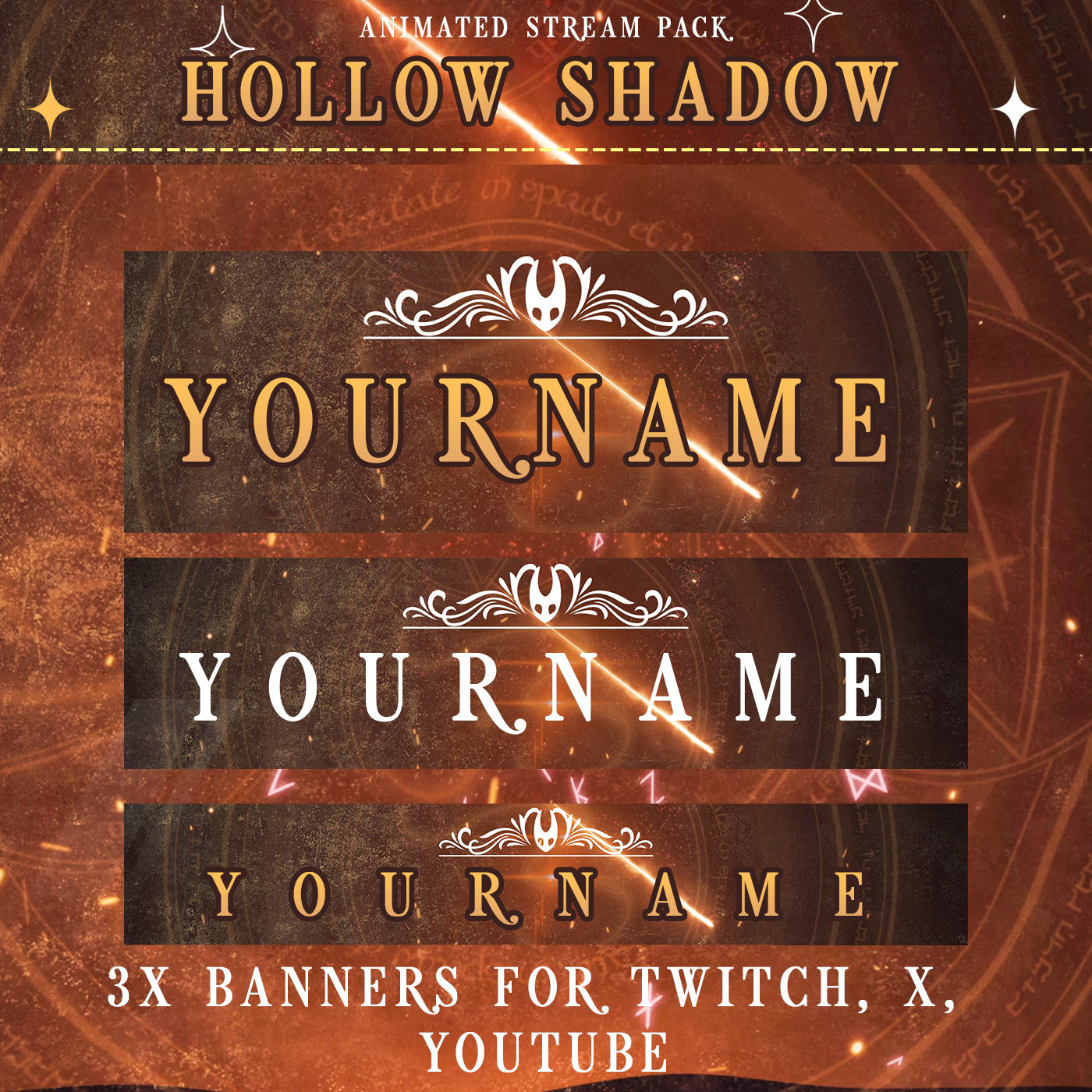 Hollow Shadow Stream Package Animated Full Animated Package