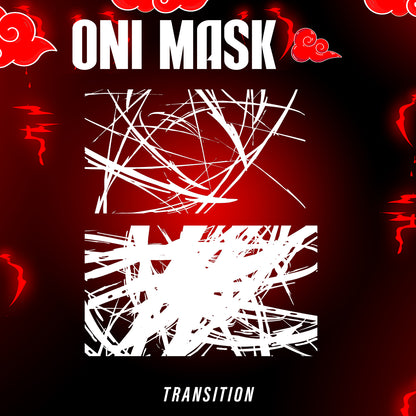 Oni Mask Stream Package Twitch overlays full stream package