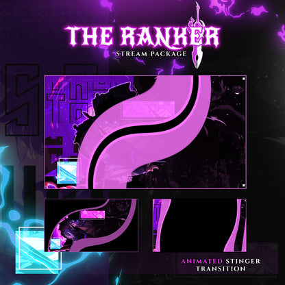 The Ranker Solo Leveling Anime Twitch Overlays full Stream Package
