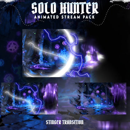 Solo Hunter Stream Package Animated Full Animated Package