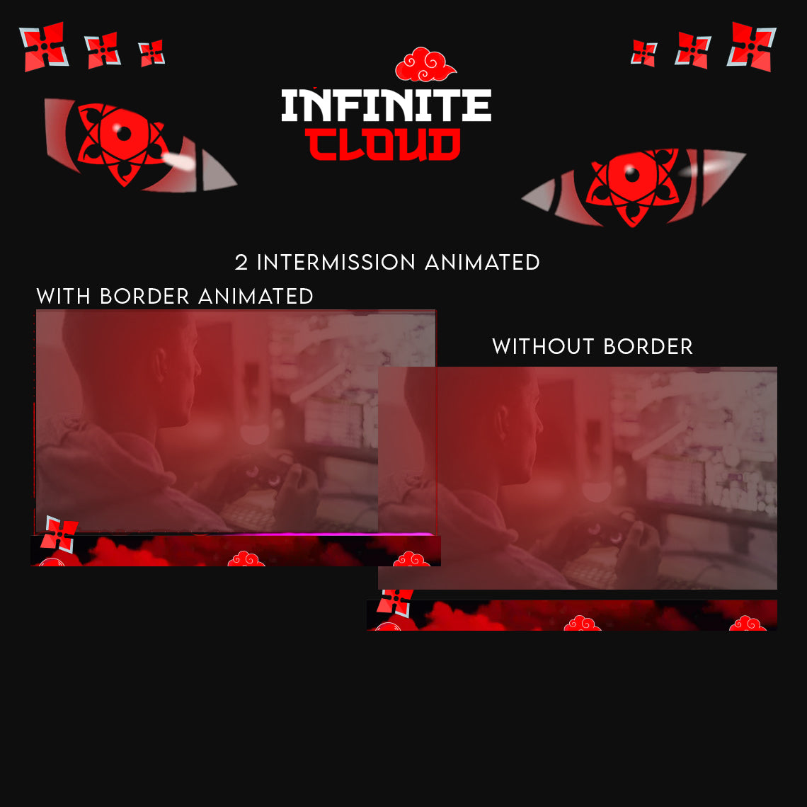 Infinite Cloud Stream Package Twitch overlays full stream package