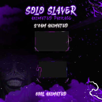 Solo Slayer Stream Package Animated Full Animated Package