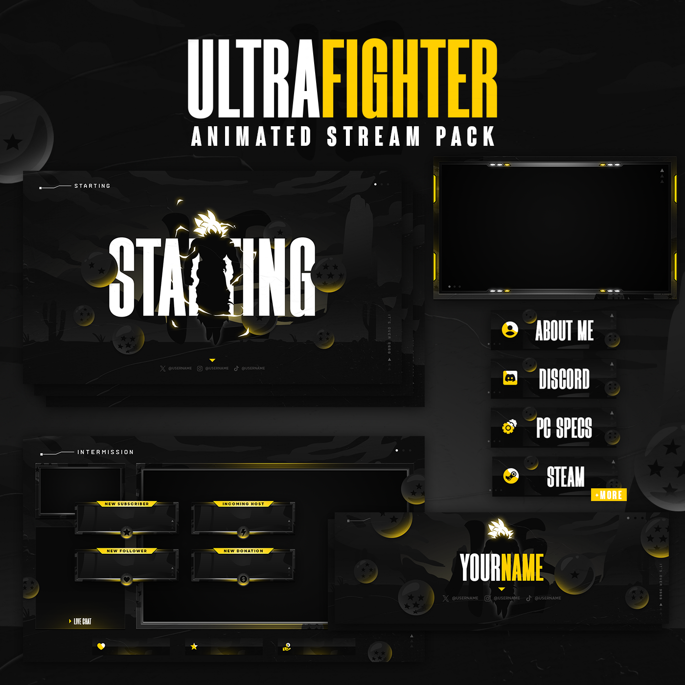 Ultra Fighter Son Goku Stream package