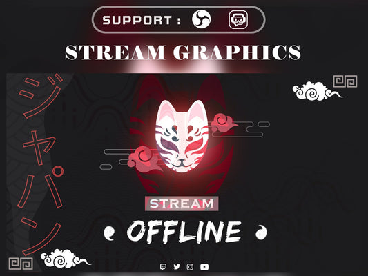 Animated Kitsune Mask Package
