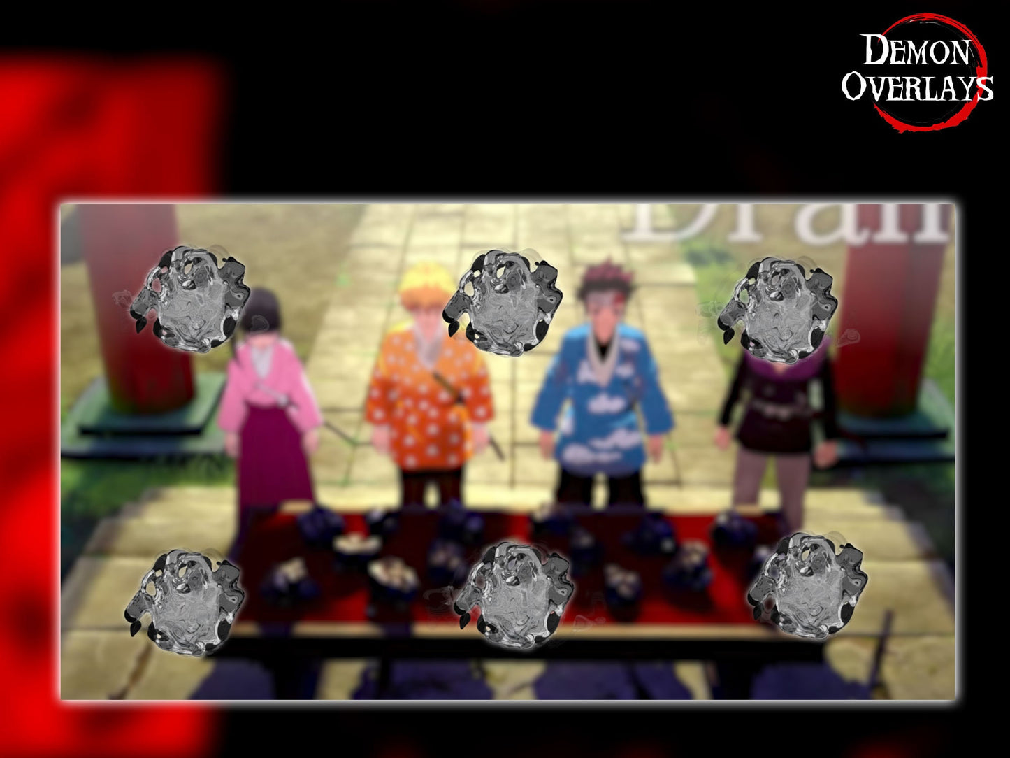 Animated Demon overlays Stream package
