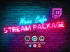 Animated Stream Package Retro Neon