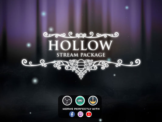 Animated Hollow overlays Hollow twitch package