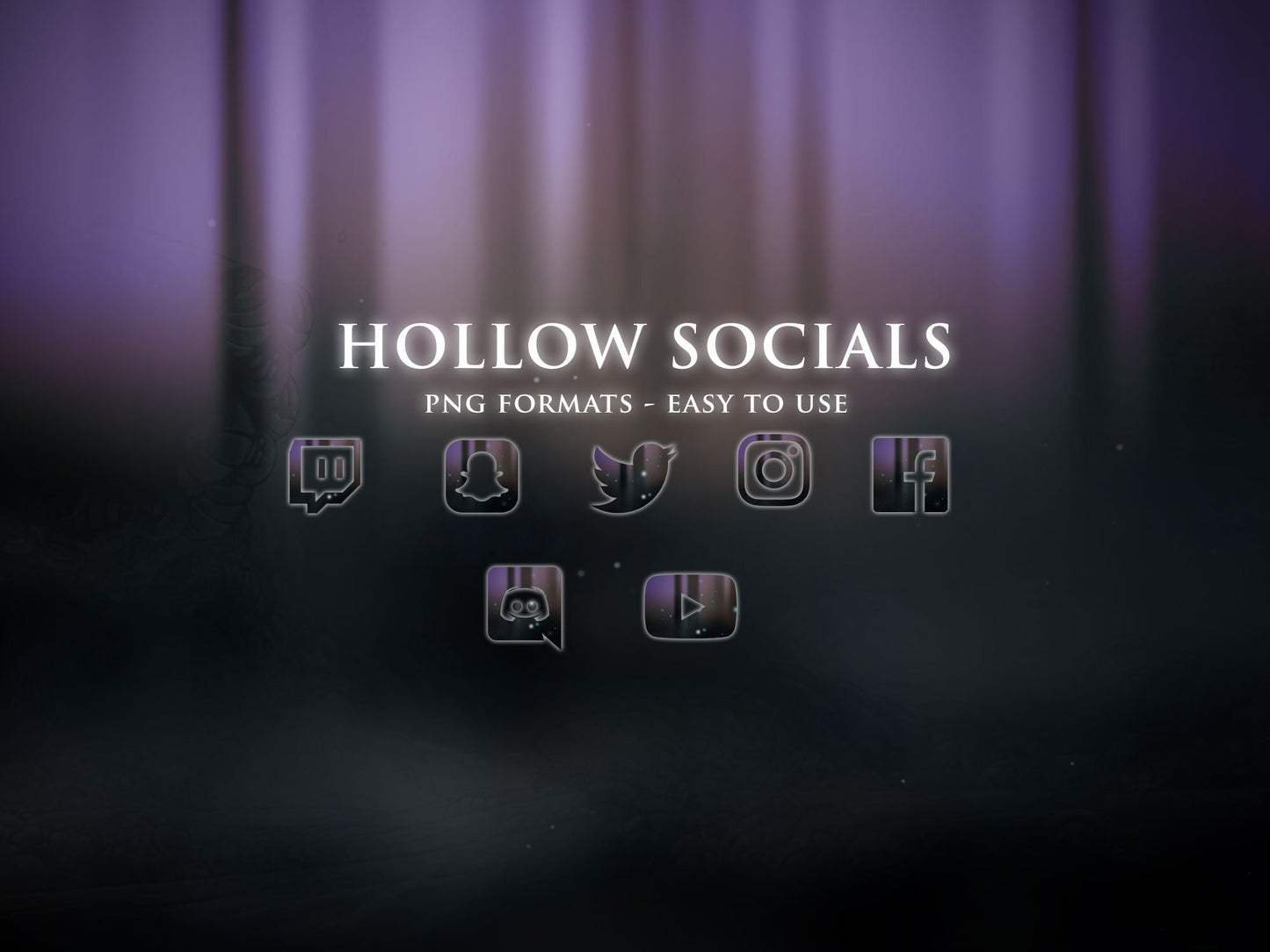 Animated Hollow overlays Hollow twitch package