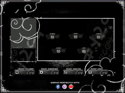 Animated Oni Stream Overlay Package