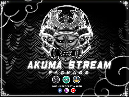 Animated Oni Stream Overlay Package