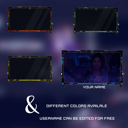 Animated Webcam Frame Pack